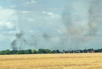Gohrischheide : Bei Riesa in Sachsen brach ein verheerender Waldbrand aus, der sich rasch auf einer Fläche von etwa 150 Hektar ausbreitete. Foto: xcitepress/Rico Löb
