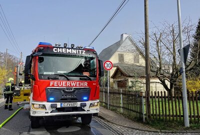 Update zum Brand in Chemnitzer Einfamilienhaus - In Chemnitz kam es am Samstag zu einem Brand. Foto: ChemPic