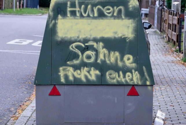 Vandalismus an Superblitzer in Schmidt-Rottluff-Straße - Vandalismus an einem Superblitzer. Foto: ChemPic