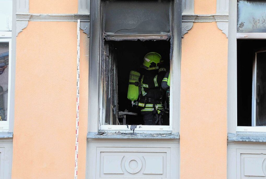 Verdacht auf Brandstiftung in Chemnitz - Am Sonntag wurde die Feuerwehr auf den Lessingplatz gerufen. Foto: ChemPic