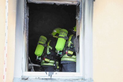 Verdacht auf Brandstiftung in Chemnitz - Am Sonntag wurde die Feuerwehr auf den Lessingplatz gerufen. Foto: ChemPic