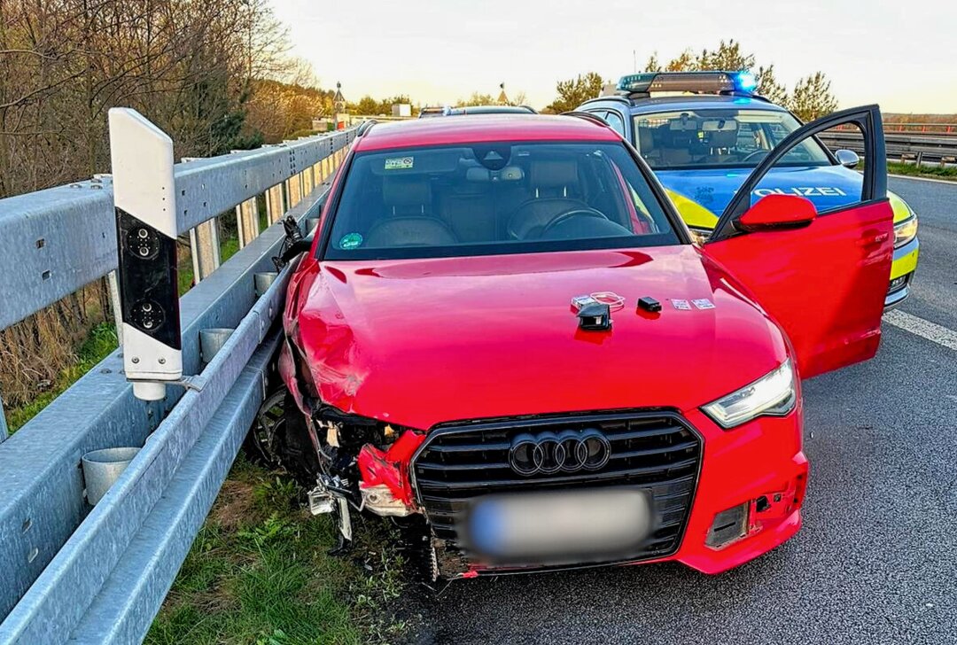 Verfolgungsjagd auf A4 mit gestohlenem Audi - Am Freitagmorgen kam es auf der Bundesautobahn 4 zu einer wilden Verfolgungsjagd. Foto: LausitzNews