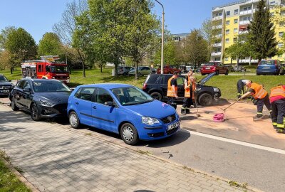 Verkehrsunfall in Schneeberg: Zwei Personen werden verletzt - In Schneeberg kam es zu einem Verkehrsunfall. Foto: Daniel Unger