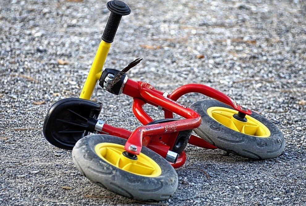 Verkehrsunfall: Kind auf Laufrad angefahren - Symbolbild. Foto: Pixabay