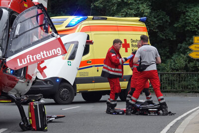 Dienstagvormittag kam es gegen 8.10 Uhr auf der Tharandter Straße in Edle Krone zu einem Verkehrsunfall. Foto: Roland Halkasch