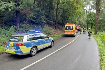 Zwischen Schwarzenberg und Langenberg kam es zu einem schweren Unfall. 