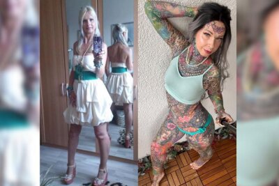 Von Kopf bis Fuß tätowiert: Kerstin (57) begeistert 1 Million Tik Tok-Follower & erfindet sich immer neu - So sah Kerstin (57) noch ohne Tattoos, vor der Transformation aus.