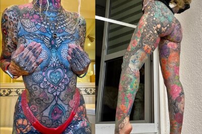 Von Kopf bis Fuß tätowiert: Kerstin (57) begeistert 1 Million Tik Tok-Follower & erfindet sich immer neu - Alle Tattoos sind aus ästhetischer Weise entstanden und der Großteil ist von einem Tattoo-Studio. 