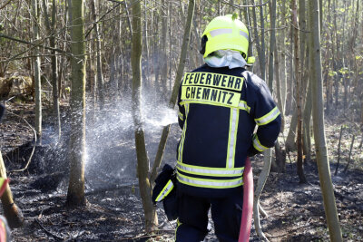 Waldbrand in Adelsberg! - Den Brand beobachteten Bürger in Adelsberg und informierten die Feuerwehr.