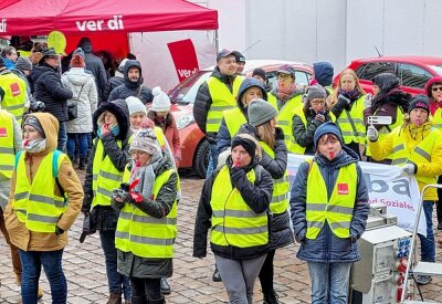 Warnstreik in Chemnitz: Öffentlicher Dienst legt Arbeit nieder - In Chemnitz und Umgebung kommt es heute erneut zu Warnstreiks. Foto: Harry Härtel