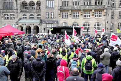 Warnstreik in Chemnitz: Öffentlicher Dienst legt Arbeit nieder - In Chemnitz und Umgebung kommt es heute erneut zu Warnstreiks. Foto: Harry Härtel