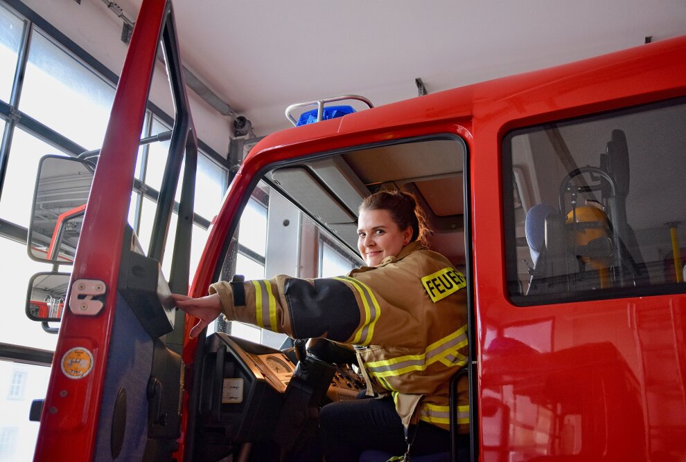 Warum eine Limbacherin Lebensretterin mit Leib und Seele ist - Corina Brodhagen ist aktiv bei der Limbacher Feuerwehr. Foto: Steffi Hofmann