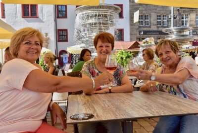Warum eine Skisprunglegende edle Tropfen auf dem Chemnitzer Weinfest verkauft - Das Chemnitzer Weinfest lädt noch bis Samstag zum Genuss ein. Foto: Steffi Hofmann