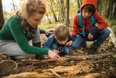 Warum es wichtig ist, mit Kindern Achtsamkeit zu üben - Die Natur ist ein guter Ort, um bewusst Freiräume für Kinder zu schaffen und die Sinne zu schärfen.