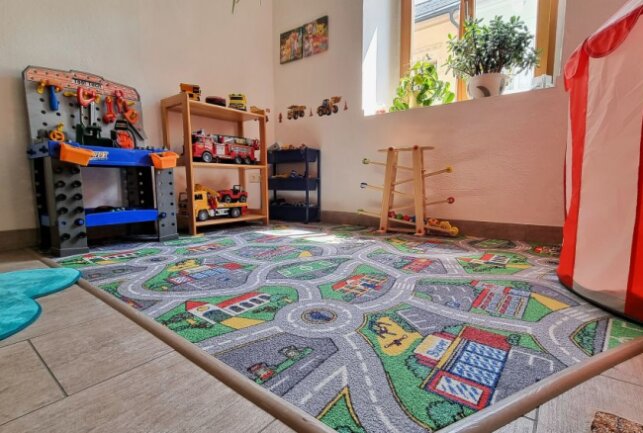 Was eine dreifache Mutter für Familien in Markneukirchen plant - Das Familienzentrum verfügt über modern eingerichtete Räume und bietet viele Spielmöglichkeiten. Foto: Nicole Pätz