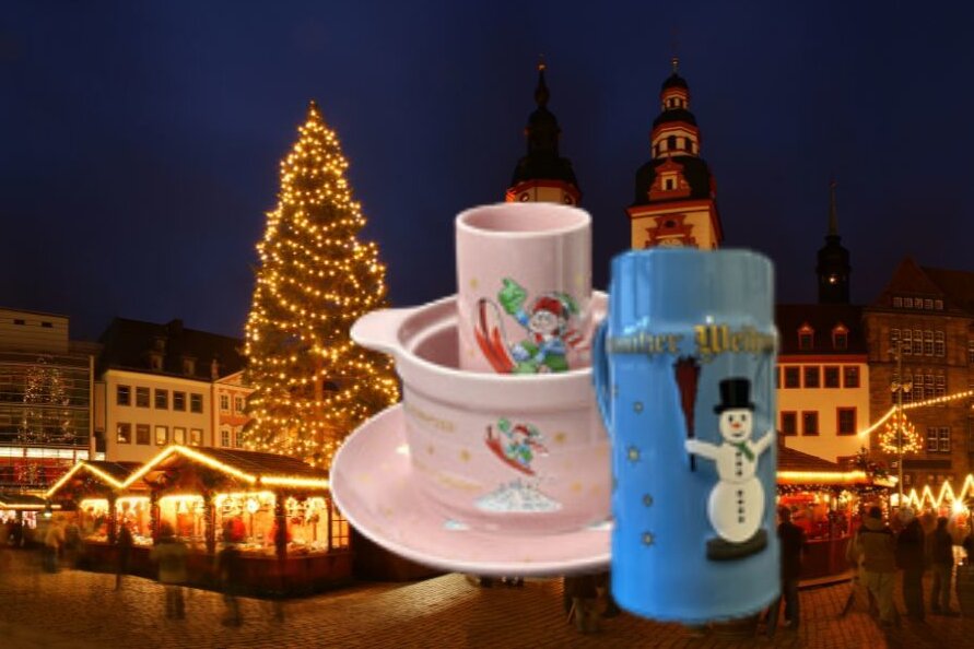 Weihnachtsmarkt-Tassen für Chemnitz zu gewinnen. - 