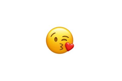 Der Kuss-Emoji ist auf Platz 7 der beliebtesten Emojis und drückt Freundschaft und Zuneigung aus. Es kann aber auch eine sarkastische Antwort abschwächen oder eine Reaktion auf eine unhöfliche Nachricht sein. 