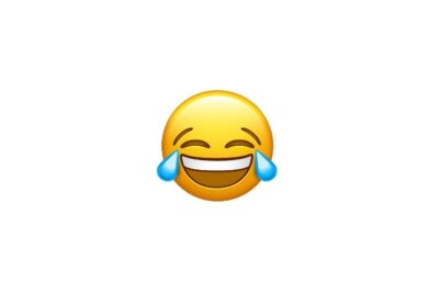 Auf Platz 1 der meist verwendeten Emojis ist der "face with tears of joy"-Emoji. Diesen Emoji kann man benutzen, wenn etwas so lustig ist, dass man Tränen lacht. 