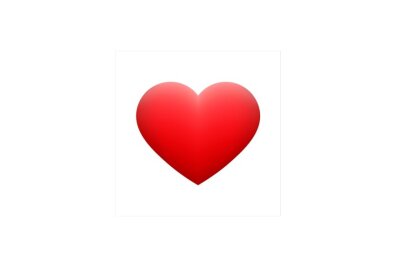 Auf Platz 2 ist das rote Herz als klassisches Symbol für Liebe. Es bringt Leidenschaft und Romantik zum Ausdruck.