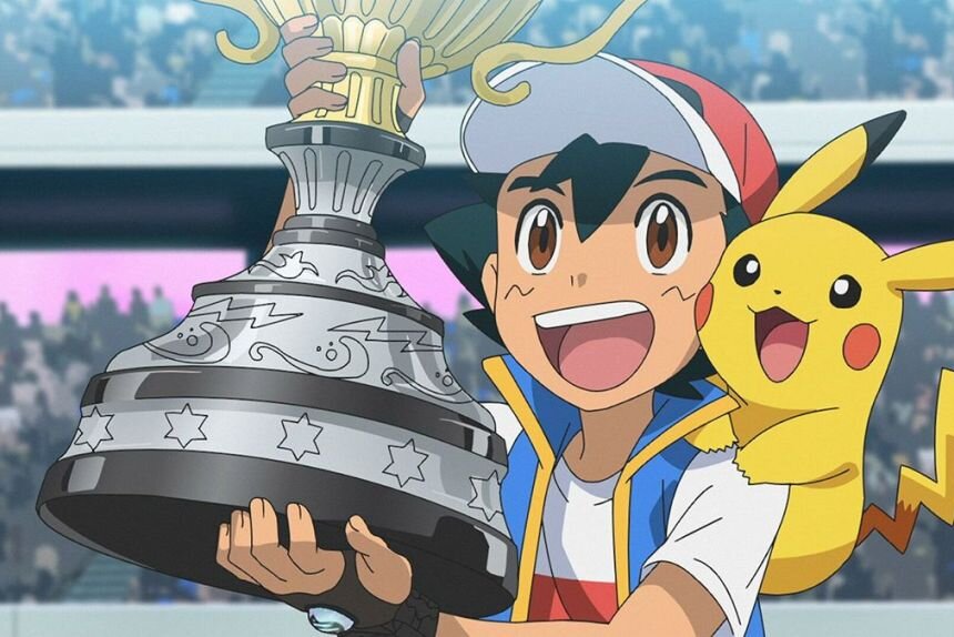 Weltmeister nach 25 Jahren: "Pokémon"-Serienheld Ash Ketchum wird in Japan bejubelt - Endlich am Ziel angekommen: Ash ist "Pokémon"-Weltmeister - nach 25 Jahren.
