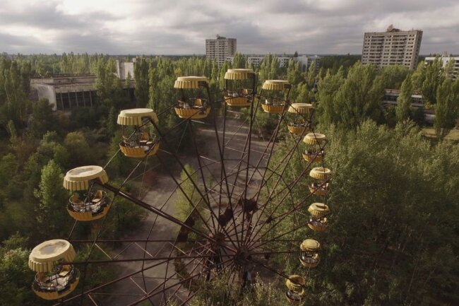 Wenn Atomkerne zerfallen: Was ist Radioaktivität? - Die Stadt Prypjat ist seit der Nuklearkatastrophe im angrenzenden Tschernobyl eine Geisterstadt geworden.