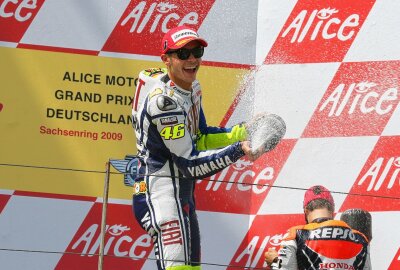 Wie alles begann: 75 Jahre Motorrad-WM und die Verbindung zum Sachsenring - Teil 1 - Valentino Rossi gewann 2009 seinen neunten und letzten WM-Titel. Foto: Thorsten Horn