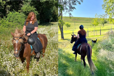 Wie eine Erzgebirgerin und ihr blindes Pferd das Unmögliche möglich machen - Sie gehen durch dick und dünn: Steffi und ihr blindes Pferd Magnum.