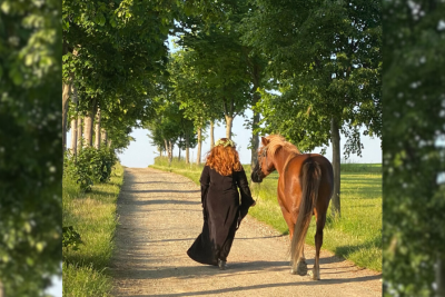 Wie eine Erzgebirgerin und ihr blindes Pferd das Unmögliche möglich machen - Sie gehen durch dick und dünn: Steffi und ihr blindes Pferd Magnum.