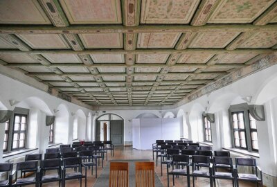 Wie Schloss Wildeck zu einem runden Erlebnis wird - Im Grünen Saal kann künftig auch geheiratet werden. Foto: Andreas Bauer