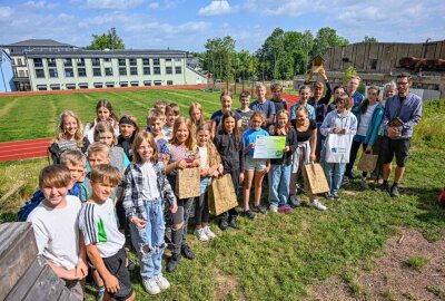 Wie sich Chemnitzer Kinder für die Umwelt einsetzen - Die Kinder und Jugendlichen der Waldorfschule bauten 51 neue Brut- und Nistkästen. Fotos: Andreas Seidel