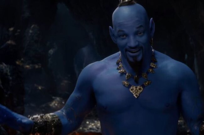             Ab 23. Mai ist Will Smith als Dschinni in Disneys Realverfilmung von "Aladdin" zu sehen.           