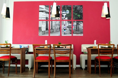 Wo man in Chemnitz gut vegetarisch und vegan essen kann - Eine schöne Atmosphäre bietet das Café Zoom.