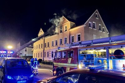 Schwerer Wohnhausbrand in Lugau.