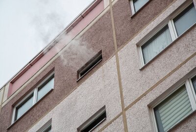 Wohnung in Zwönitz nach Brand unbewohnbar - In Zwönitz kam es zu einem Wohnungsbrand. Foto: Andre März