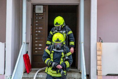 Wohnung in Zwönitz nach Brand unbewohnbar - In Zwönitz kam es zu einem Wohnungsbrand. Foto: Andre März
