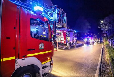 In Langenweißbach kam es zu einem Wohnungsbrand. Foto: Niko Mutschmann