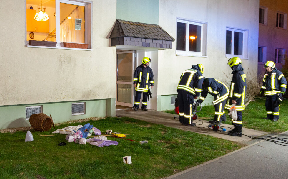 Wohnungsbrand in Schwarzenberg - 