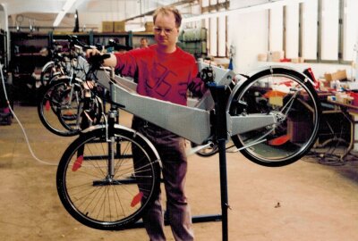 Yoker hat damals europaweit gestochen: Zschopau war Vorreiter - Das Yoker-Bike wurde Mitte der 90er in Zschopau produziert. Repro: Thomas Fritzsch/PhotoERZ