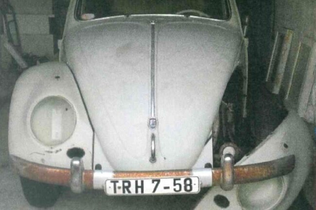 Zeugengesuch: 60 Jahre alter VW Käfer gestohlen - Foto: Polizeidirektion Zwickau