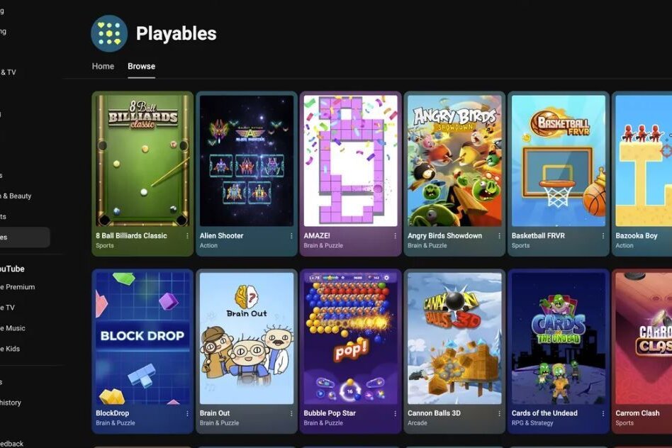 Zocken statt zuschauen: Playables steht für alle auf YouTube zur Verfügung - YouTube Playables bringt Gratis-Games in den Browser.