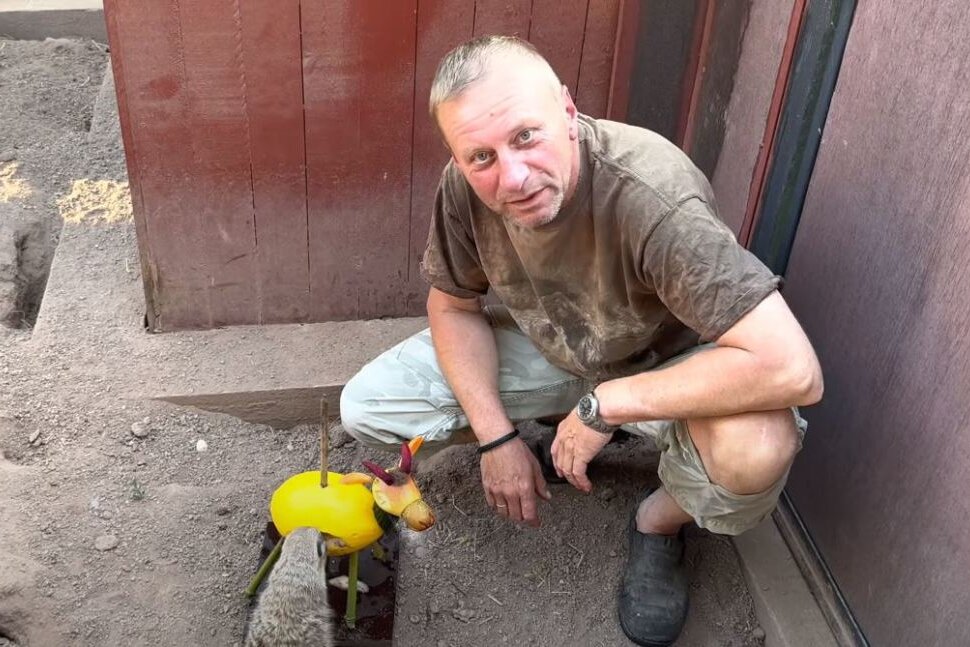 Zoo Leipzig: Jörg Gräser influenct jetzt auf Instagram und Youtube - Auf seinem Youtubeaccount bastelte er für seine Erdmännchen. Screenshot: Youtube @joergbasteltwieder