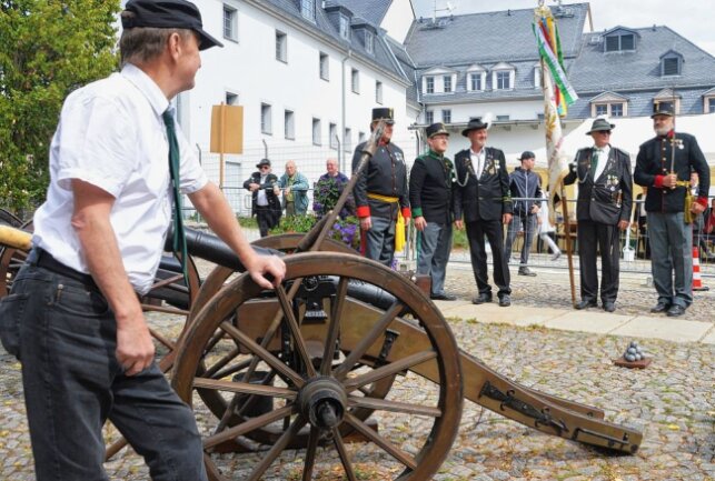 In Zschopau wird am Wochenende wieder das traditionelle Schützenwesen zu erleben sein. Foto: Andreas Bauer