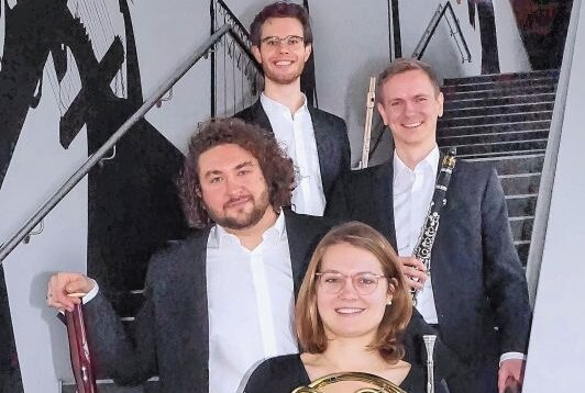 Bt: Das "Variscia Quartett" spielt zum Abschluss der Konzertsaison im Konventgebäude des Komturhofes in Plauen. Foto: Verein