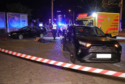 Tödlicher Verkehrsunfall in Dresden. Foto: Roland Halkasch