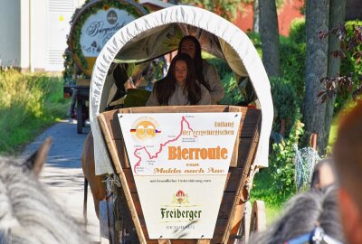 Zweite Erzgebirgische Bierroute geht erfolgreich zu Ende - Die Kutschen "on tour". Foto: Maik Bohn