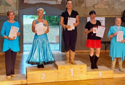 Zwickauer Rubin-Line Dancer erreichen Podest-Plätze - Die erfolgreichen Lions-Dancer. Foto: TSG Rubin