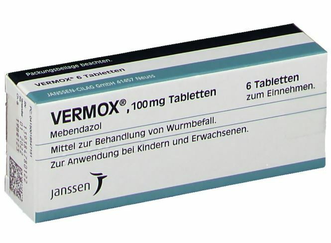 Vermox mit Online Rezept